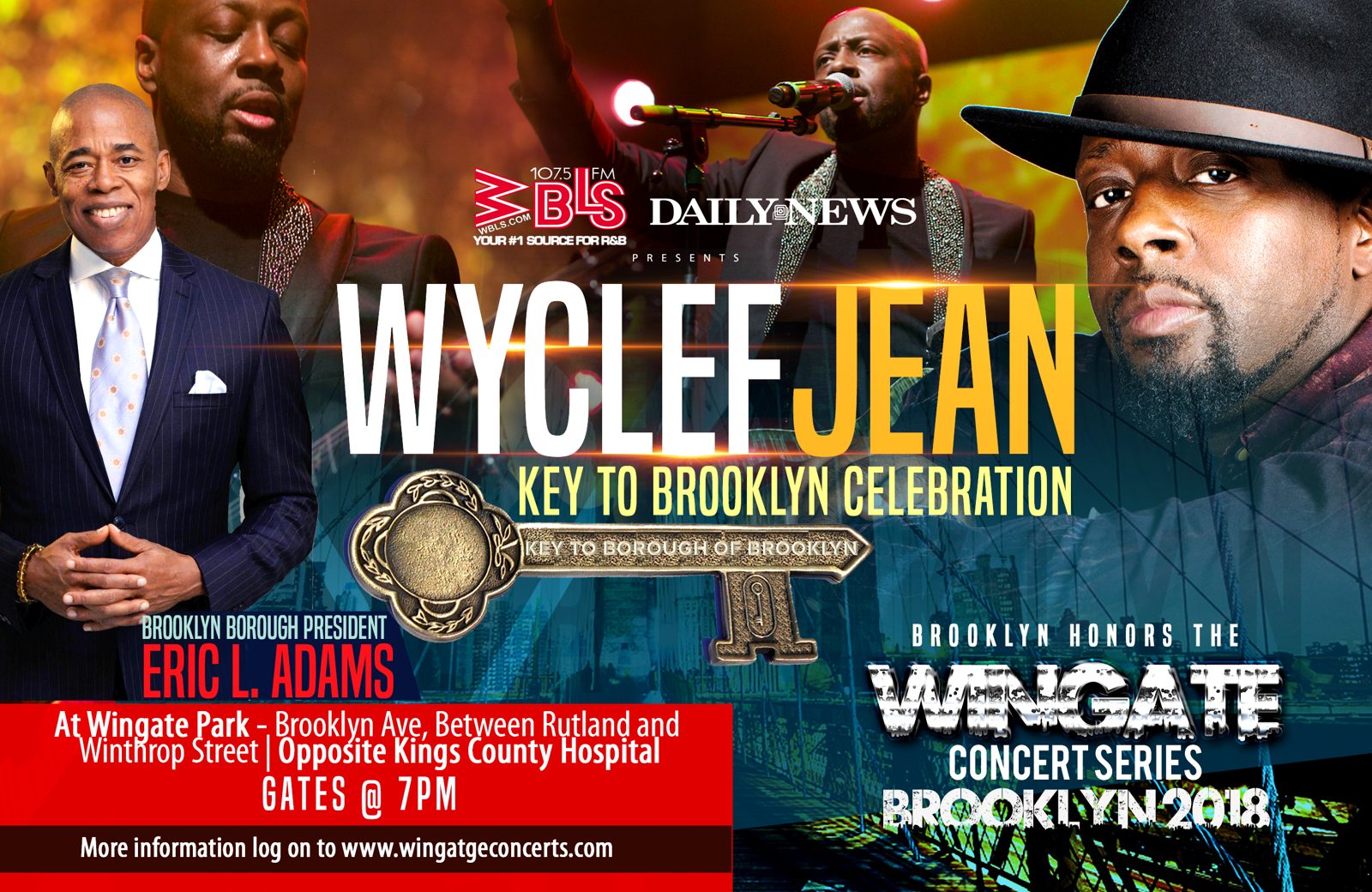 Wingate Concert Series Brooklyn event poster